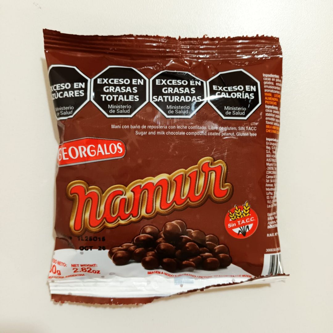 Mani con Chocolate (1469) Namur 80 Grs