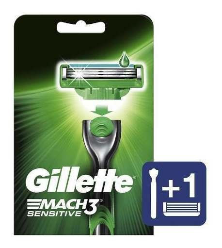 Maq.Afeitar Mach3 Sensitive Gillette 1 Un