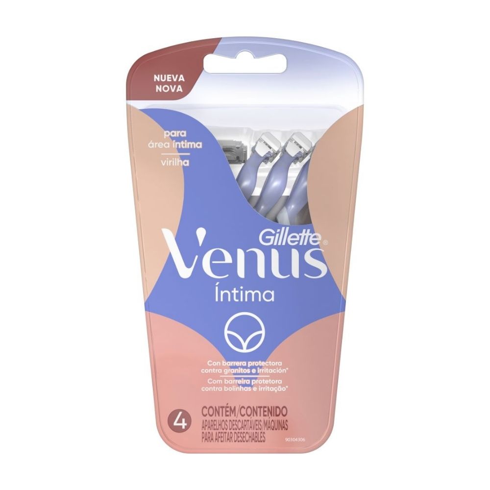 Maq.de Afeitar Intima Venus 4 Un