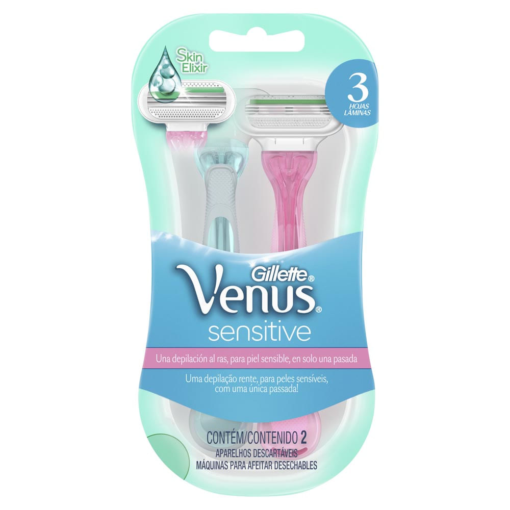 Maq.de Afeitar Upgrade Sensitive Venus 2 Un