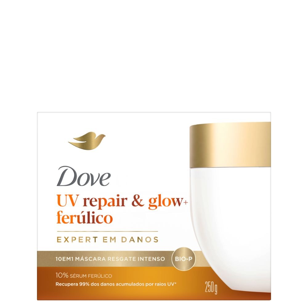 Mascara Tto. UV Repair & Glow+Ferulico Dove 250 Grs
