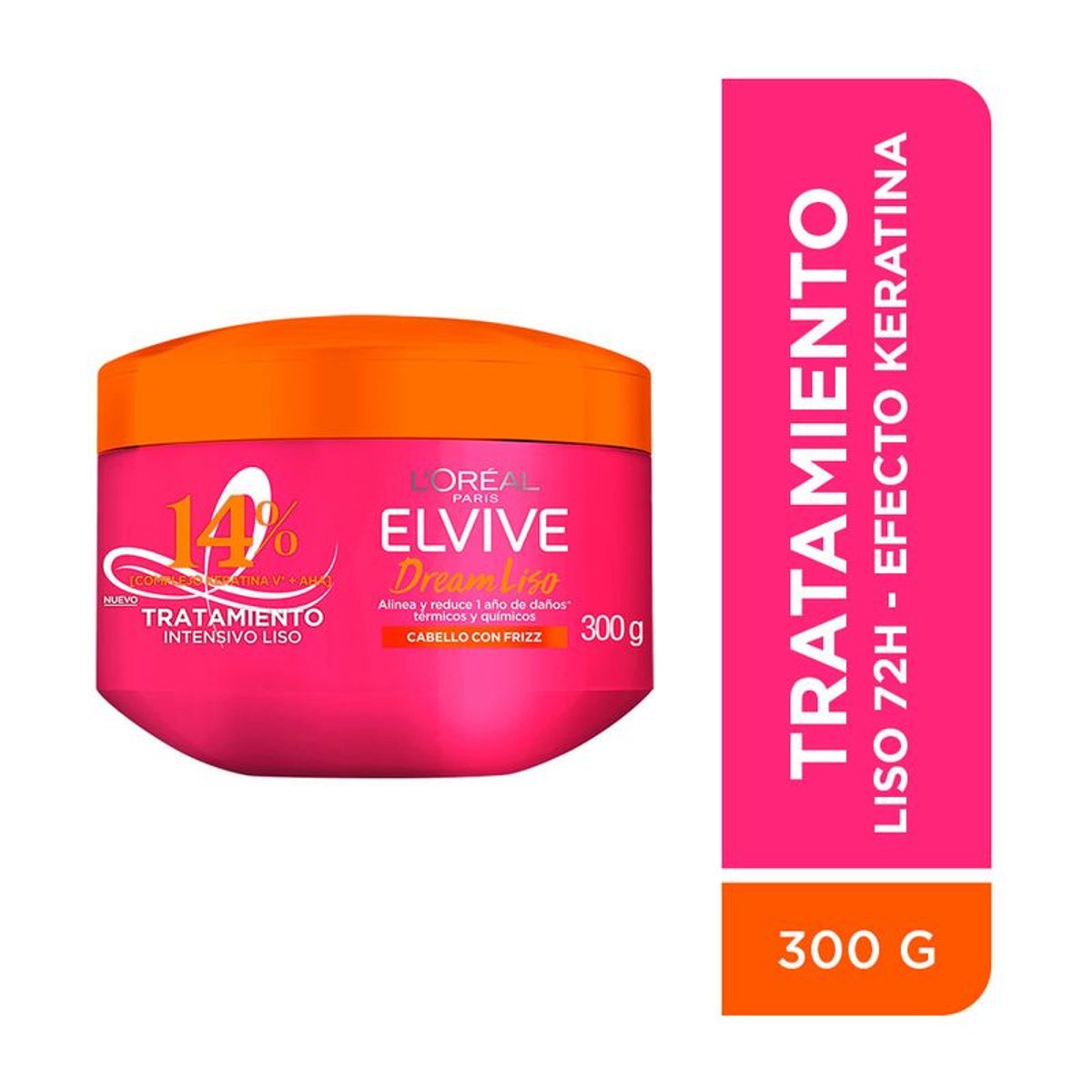 Mascarilla Dream Liso Efecto Keratina Elvive 300 ml
