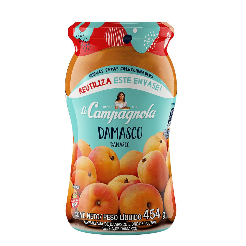 Mermelada de Damasco +F La Campagnola 454 Grs