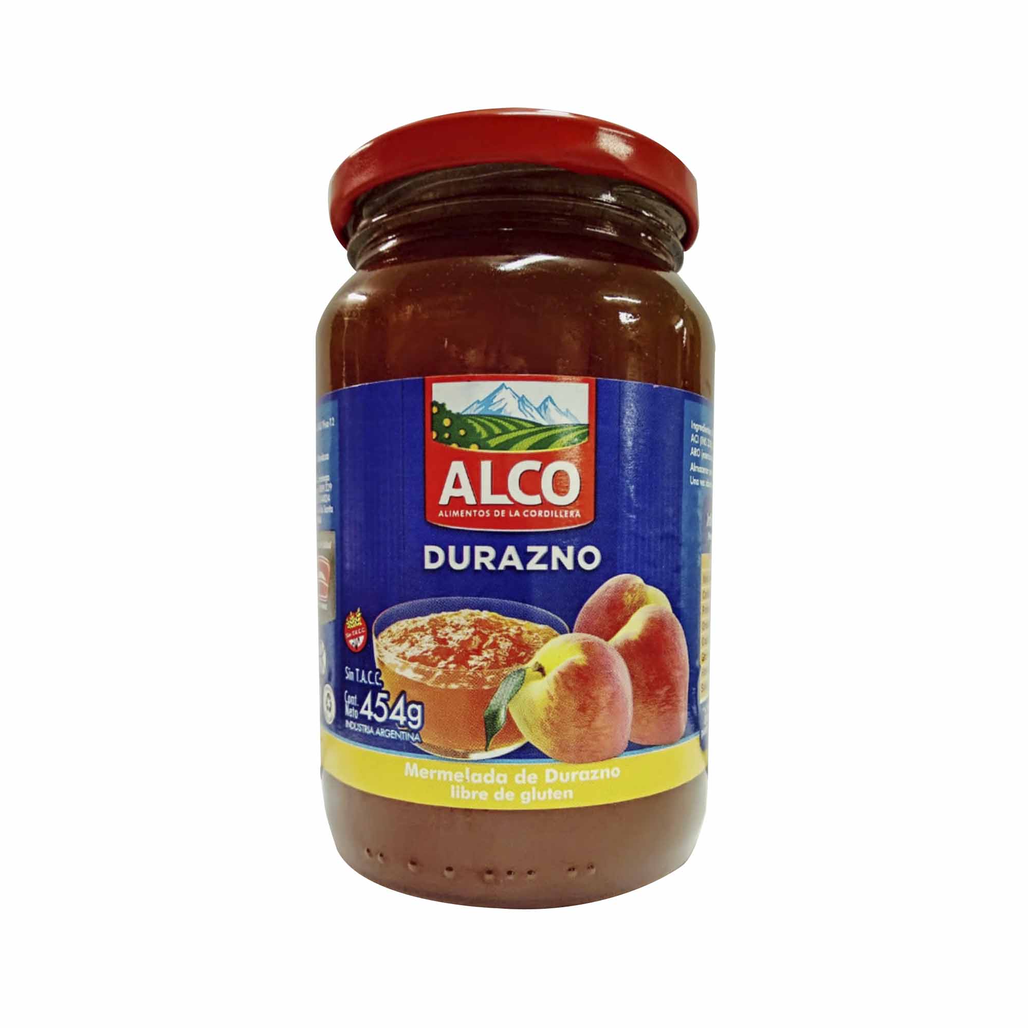 Mermelada de Durazno Alco 454 Grs