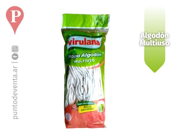 Mopa Algodon Multiuso Repuesto Virulana 1 Un