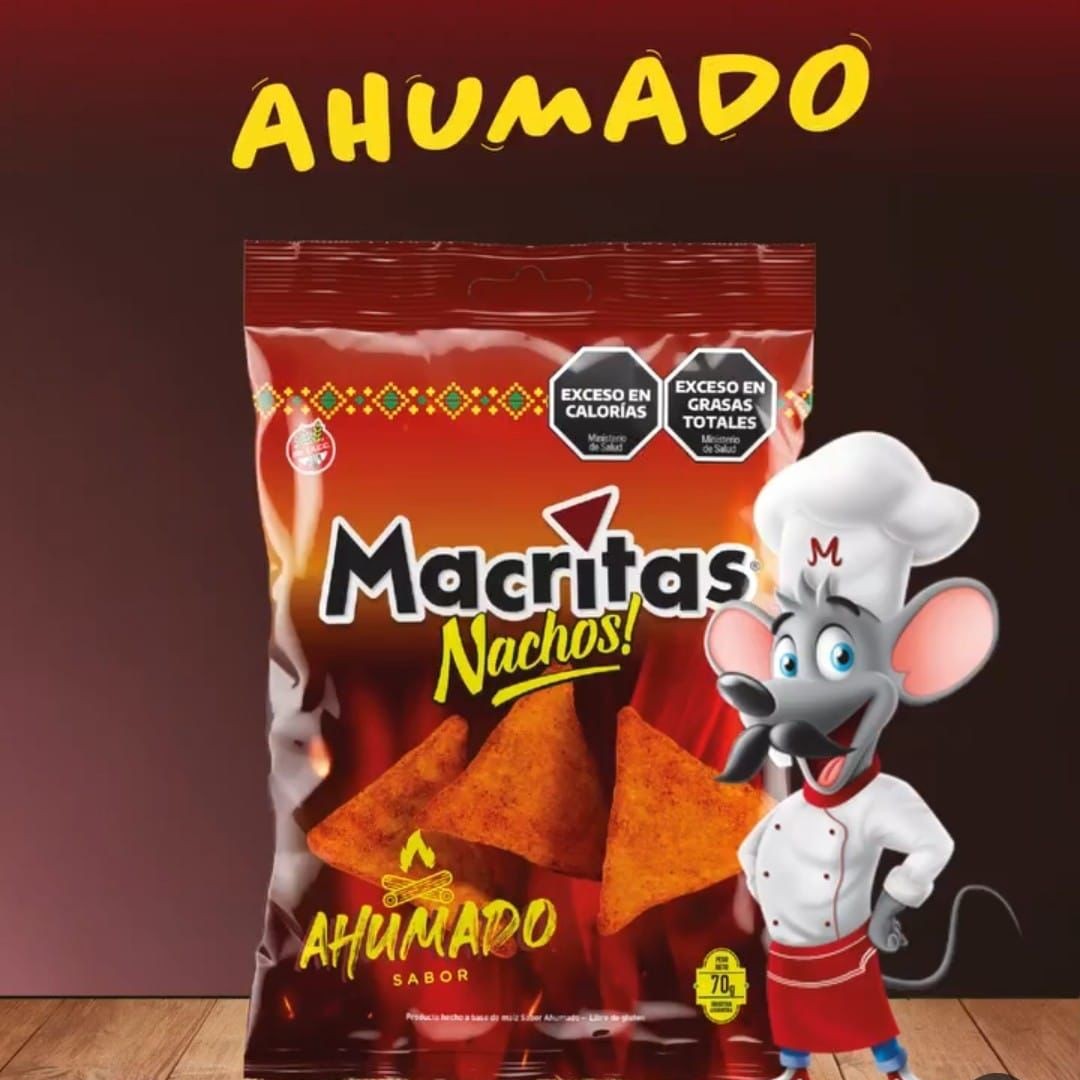 Nachos Ahumado Macritas 90 Grs