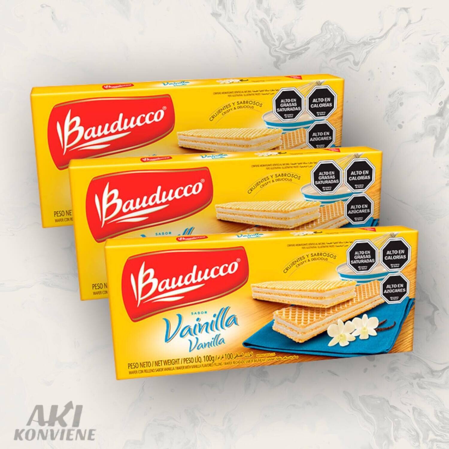 Obleas Vainilla Bauducco 140 Grs