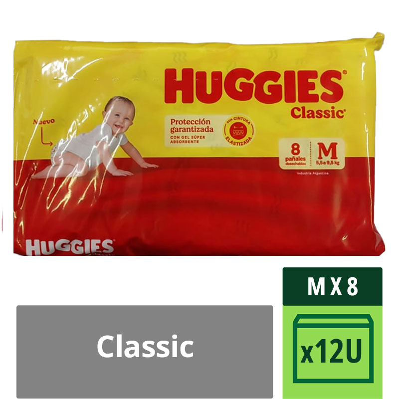 Pañal Classic G Huggies 36 Un