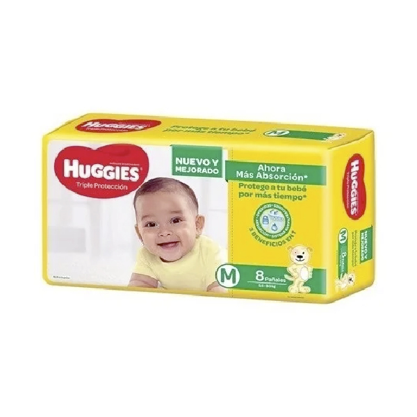Pañal Classic M Huggies 8 Un