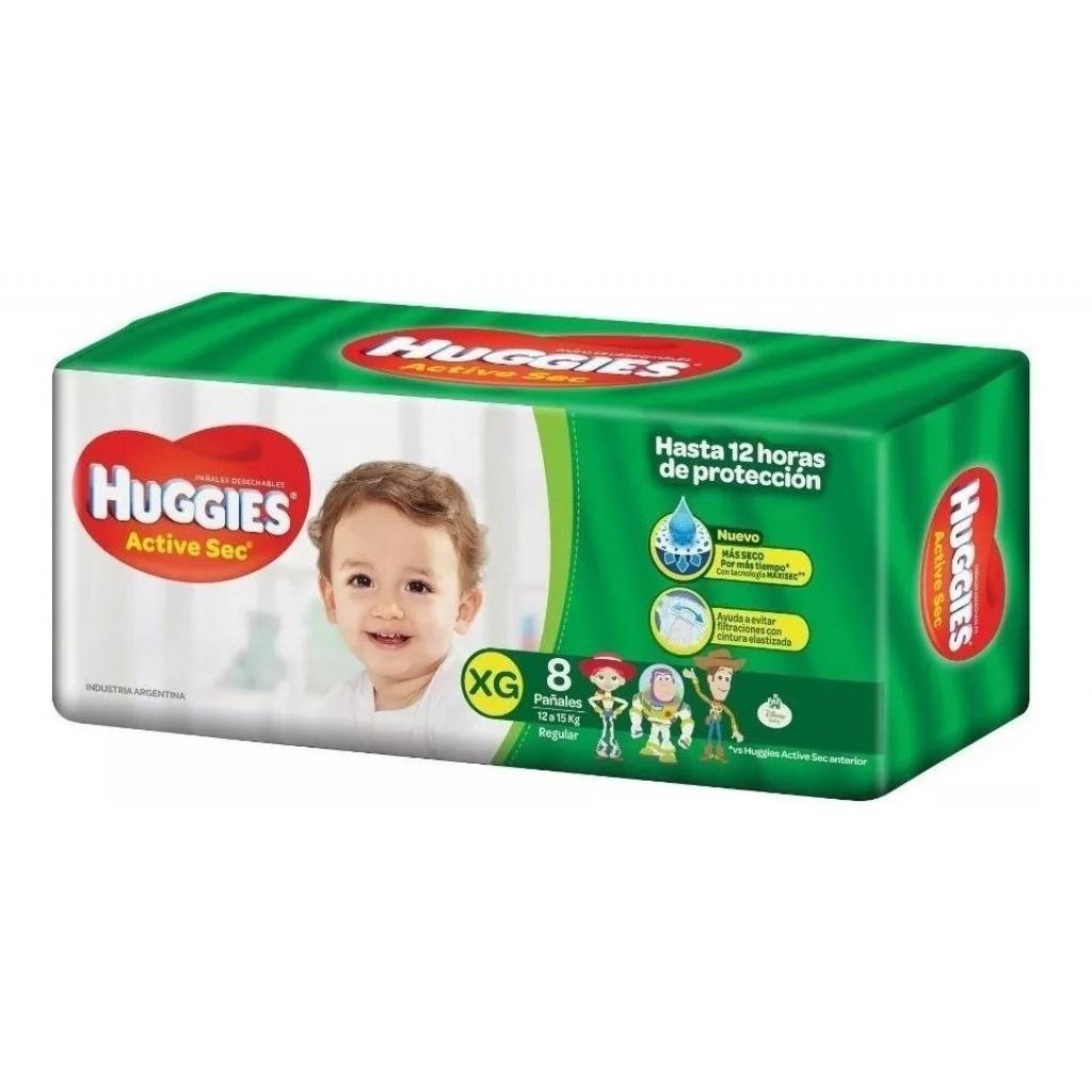 Pañal Classic XXG Huggies 8 Un