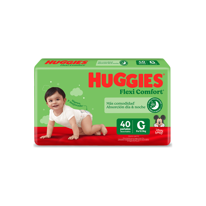 Pañal Flexi Comfort G Huggies 40 Un