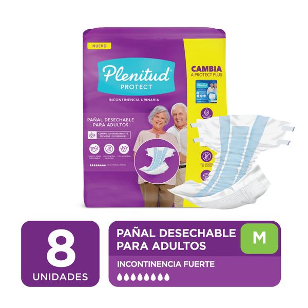 Pañal P/Adulto Classic XG Plenitud 8 Un