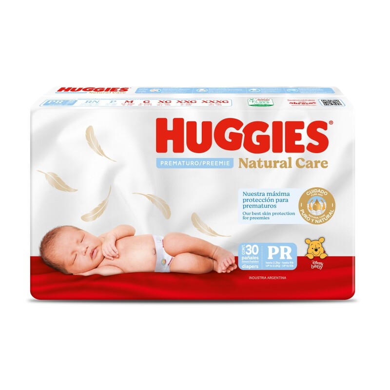 Pañal Primeros 100 Dias Prematuro Huggies 30 Un