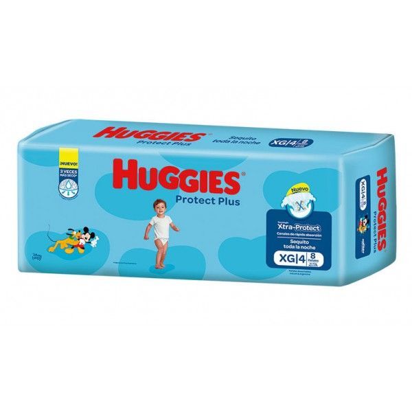 Pañal Protect Plus M Jumbo Huggies 44 Un