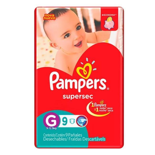 Pañal Supersec Super Proteccion XG Pampers 32 Un