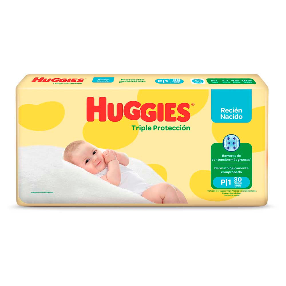 Pañal Triple Proteccion P AhorraPack Huggies 30 Un