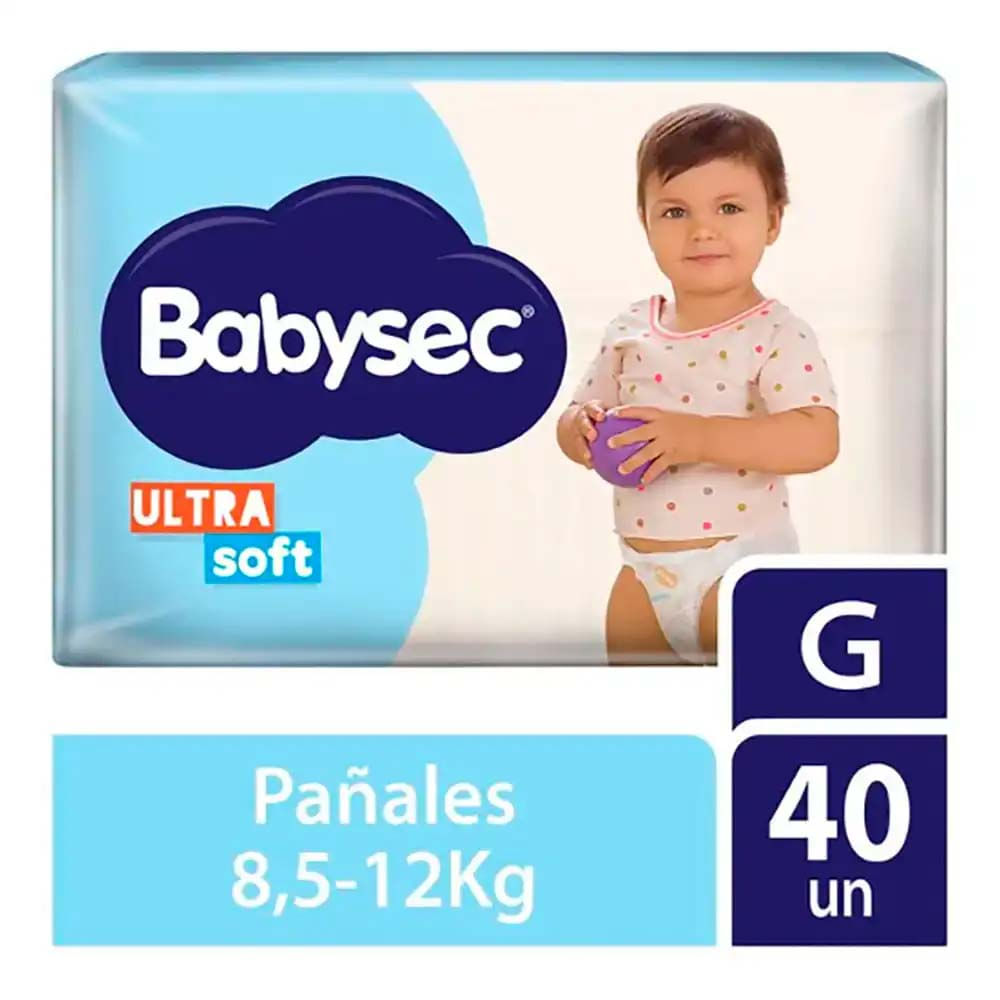 Pañal Ultra Soft G Babysec 40 Un
