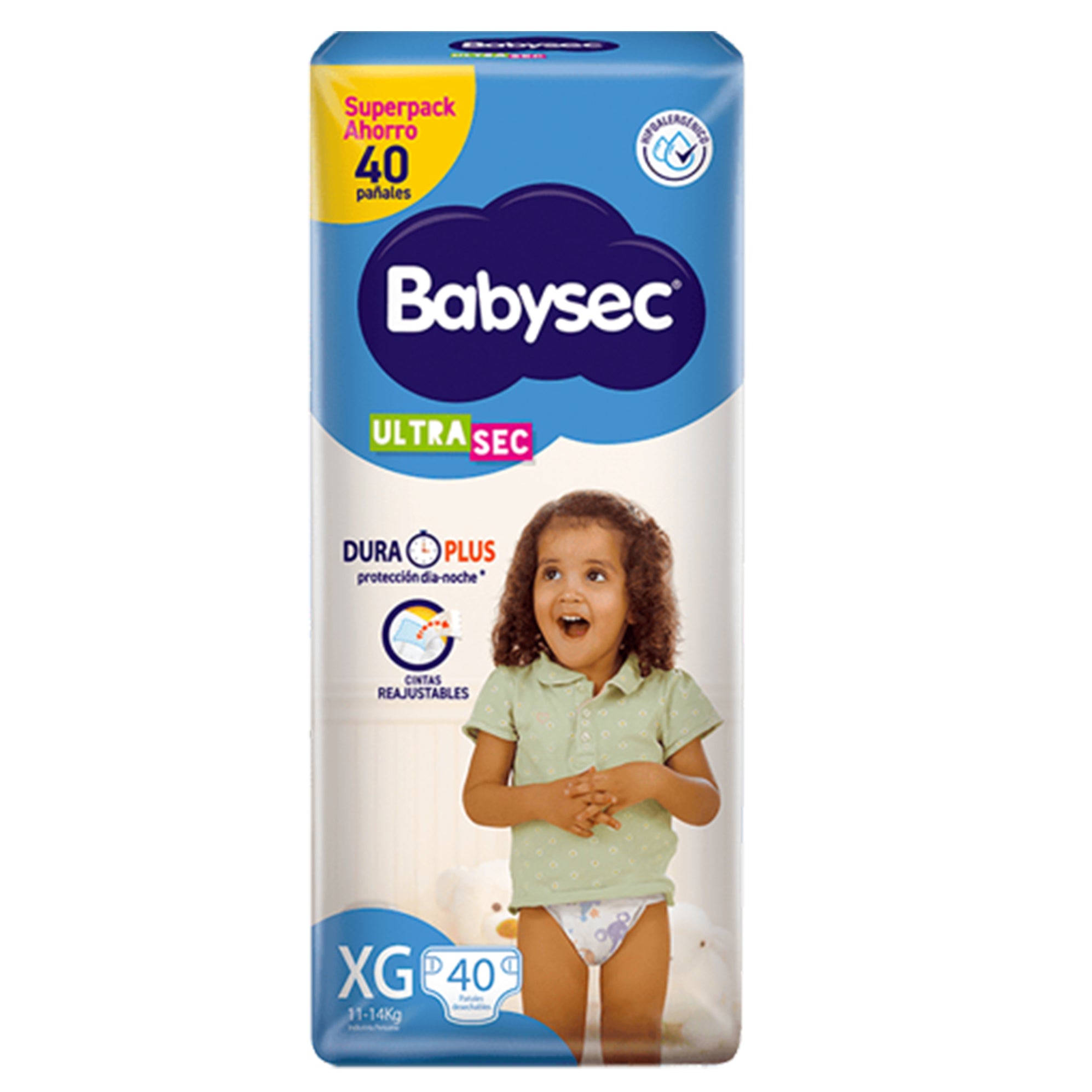 Pañal Ultra Soft XG Babysec 32 Un