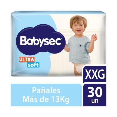 Pañal Ultra Soft XXG Babysec 30 Un
