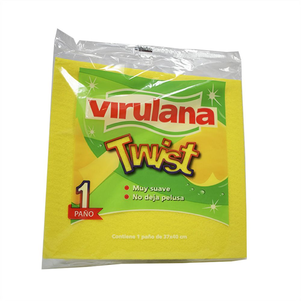 Paño Amarillo Twist Virulana 1 Un