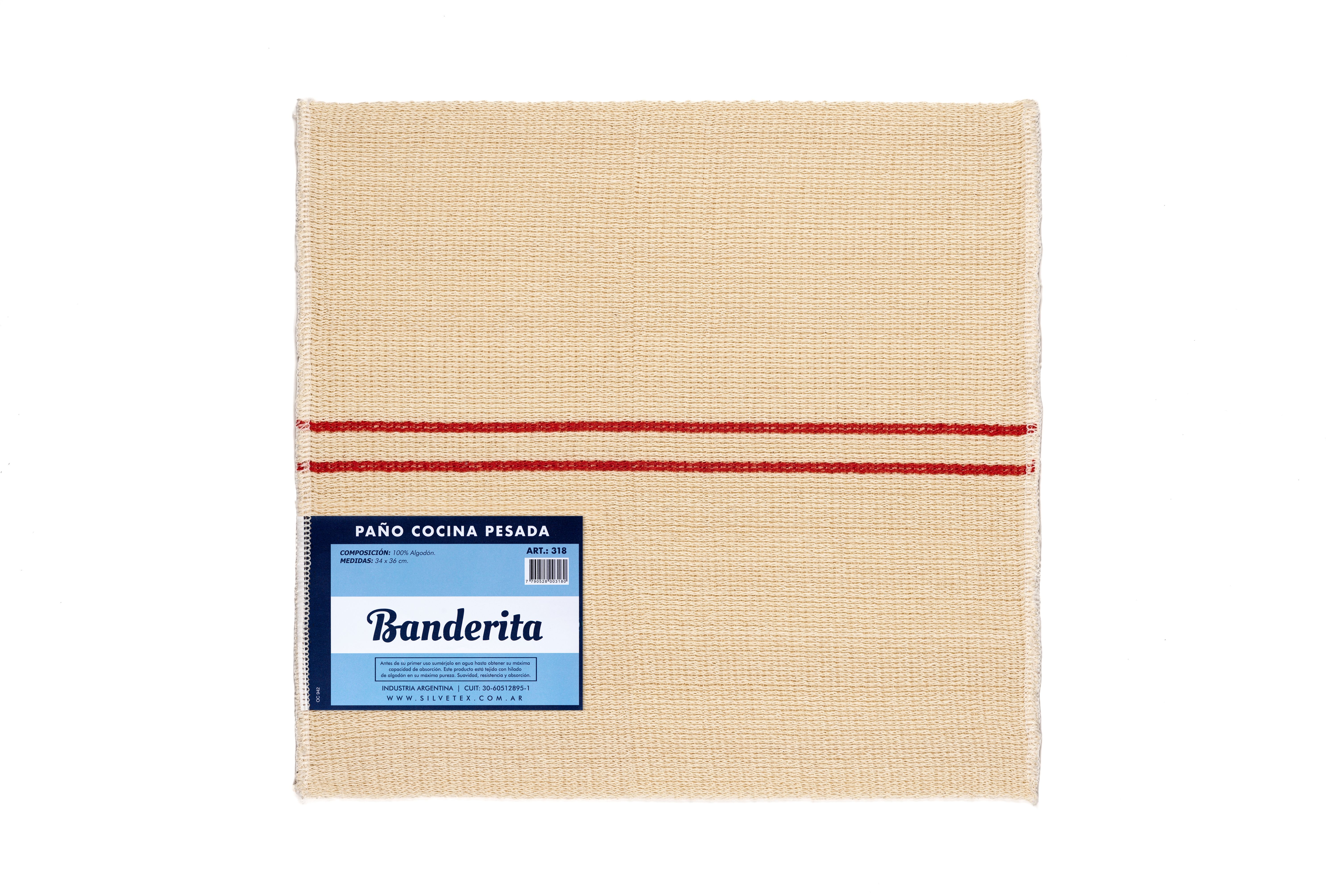 Paño Cocina Pesada Banderita 1 Un