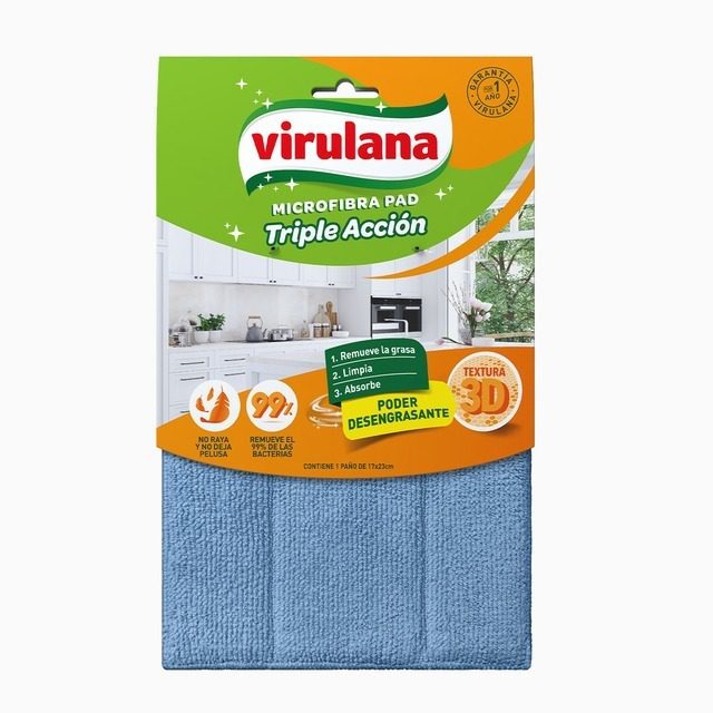 Paño Microfibra Vidrios Expert Virulana 1 Un