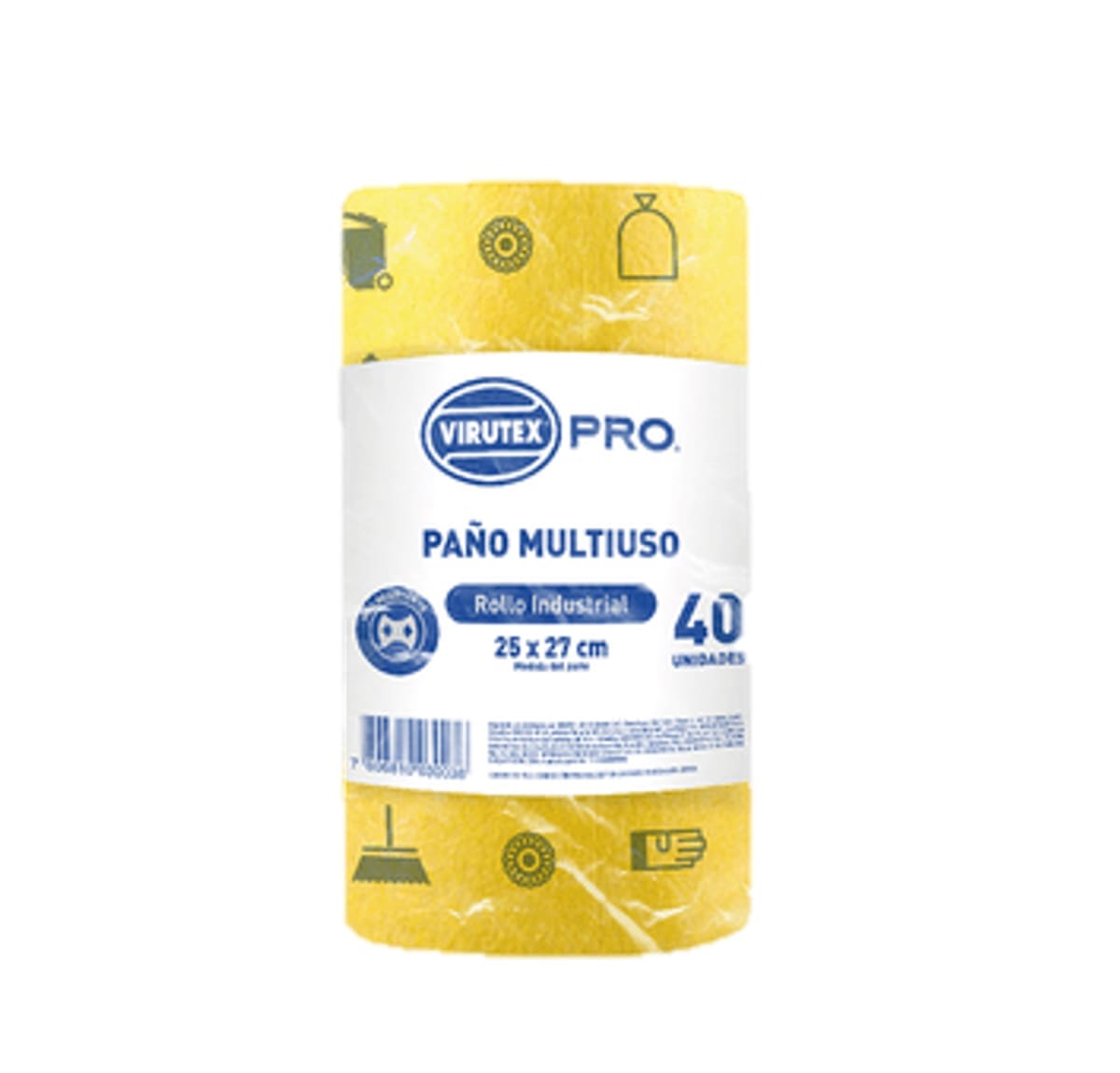 Paño Multiuso en Rollo Pro Virutex 40 Un
