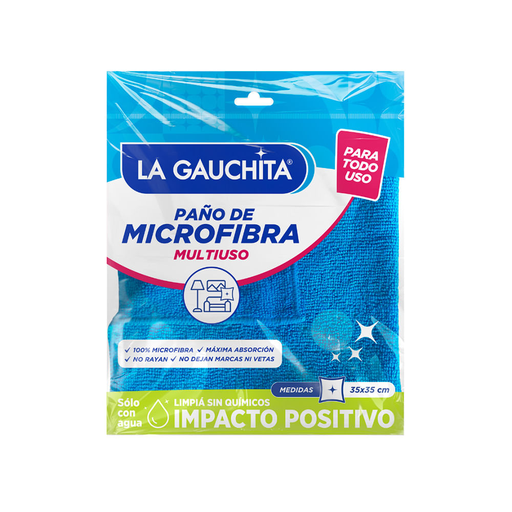 Paño de Microfibra Multiuso La Gauchita 1 Un
