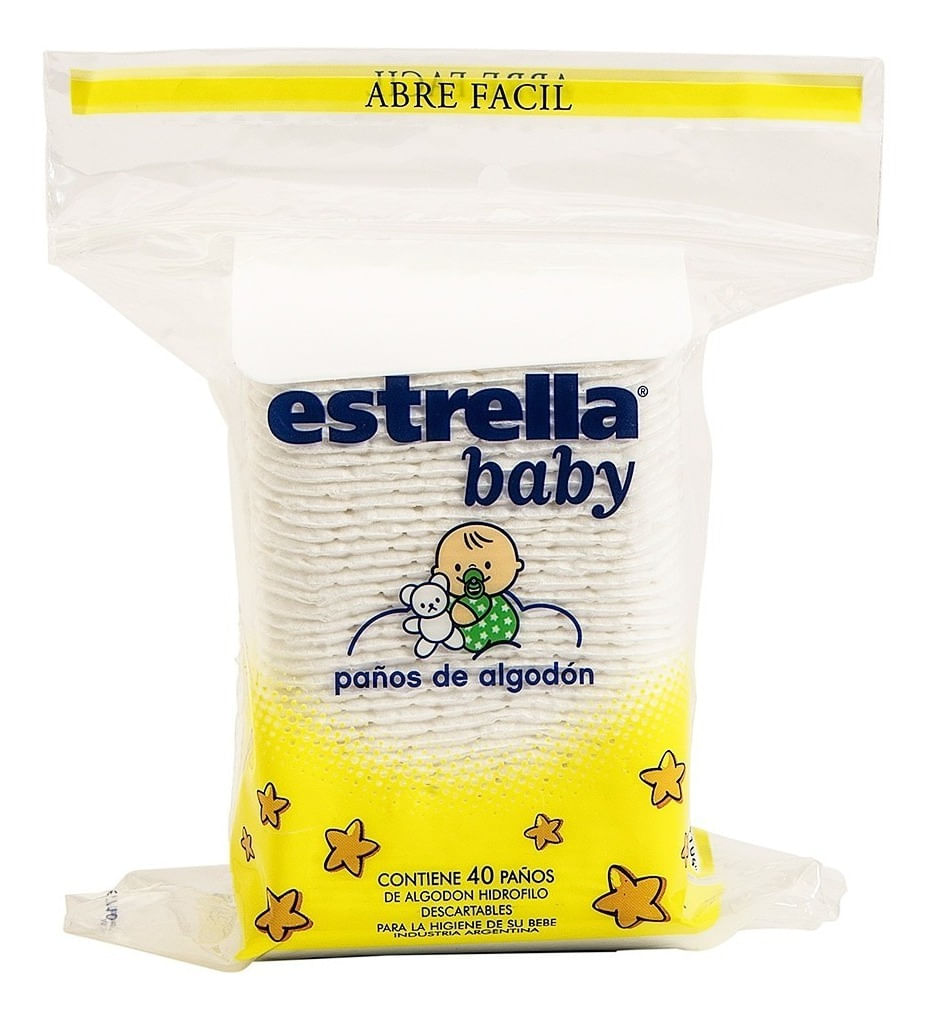 Paños de Algodon Estrella 40 Un