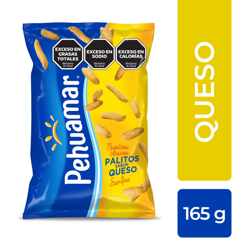 Palitos con Queso Nvo.Oct Pehuamar 165 Grs
