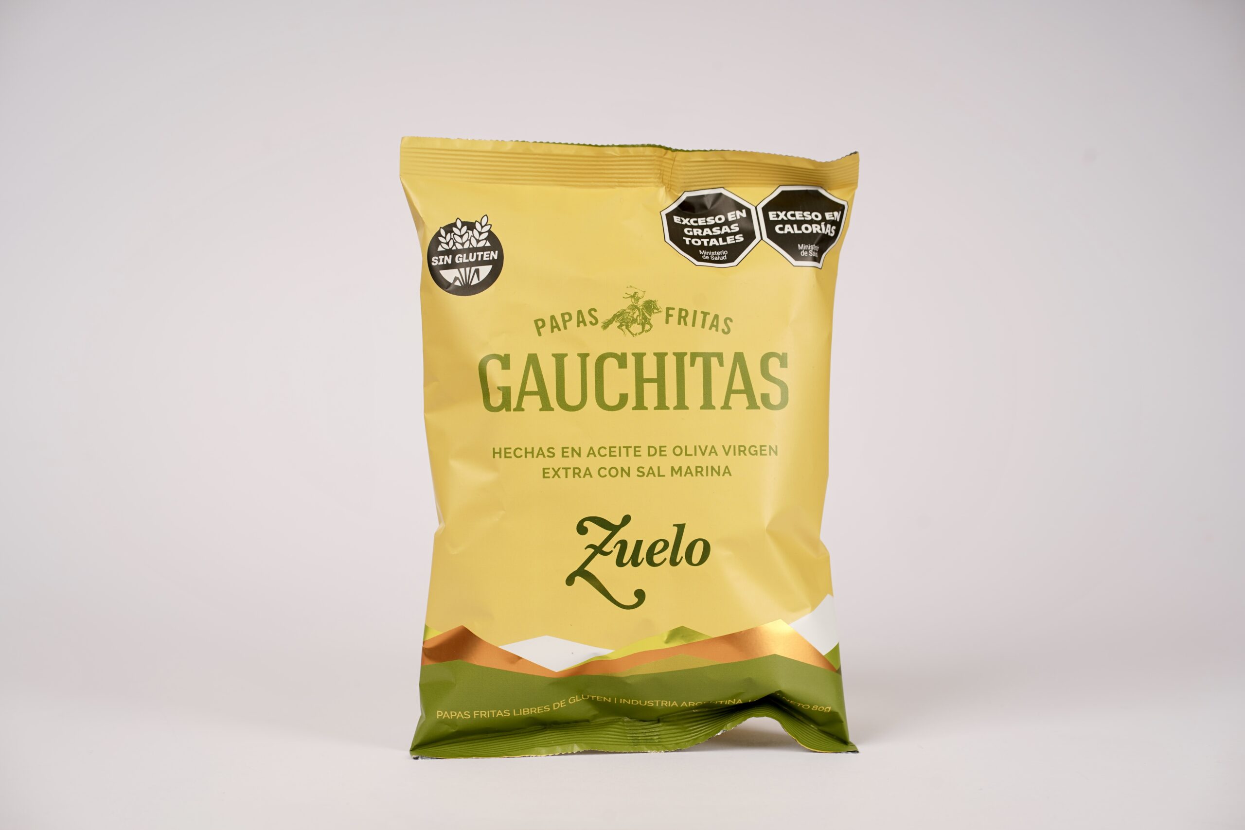 Papas Fritas Aceite de Oliva Gauchitas 80 Grs