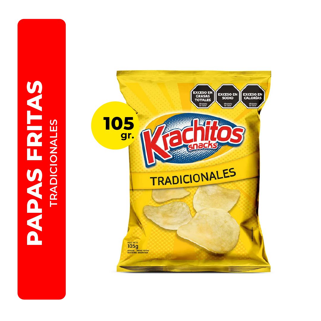 Papas Fritas C/Tradicional Nvo.Oct Krachitos 105 Grs