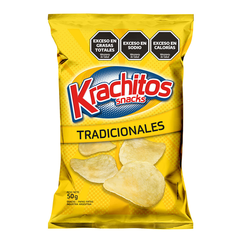 Papas Fritas C/Tradicional Nvo.Oct Krachitos 50 Grs
