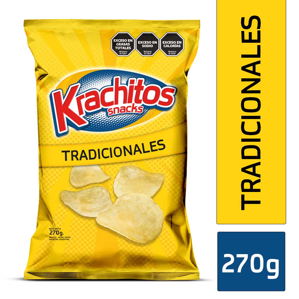 Papas Fritas C/Tradicional NvoOc Krachitos 270 Grs