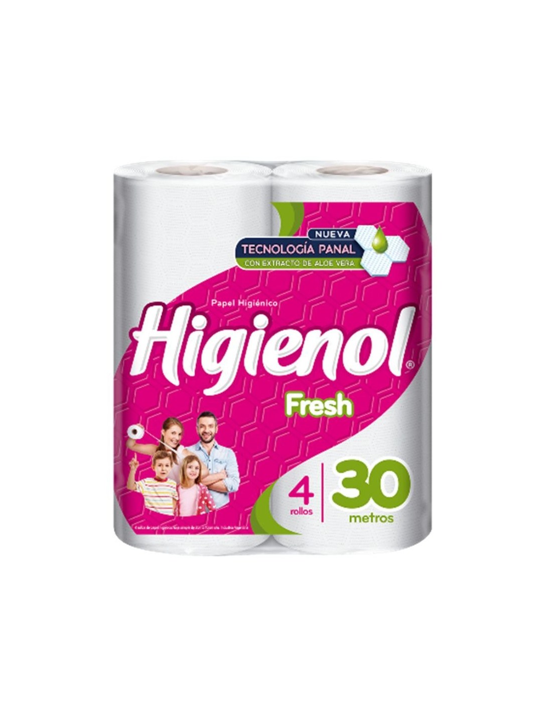 Papel Higienico Fresh TecnoPanal 30m HS Higienol 4 Un