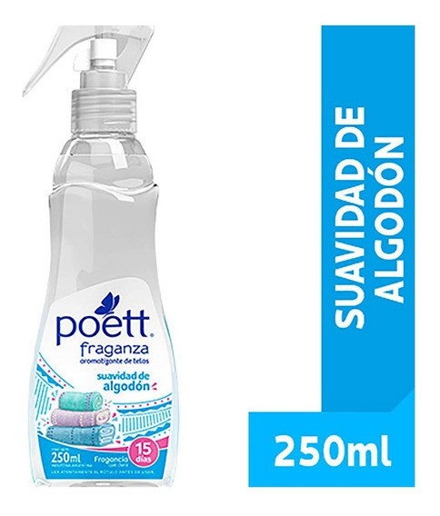 Perfume P/Tela Suavidad de Algodon DP Poett 250 ml