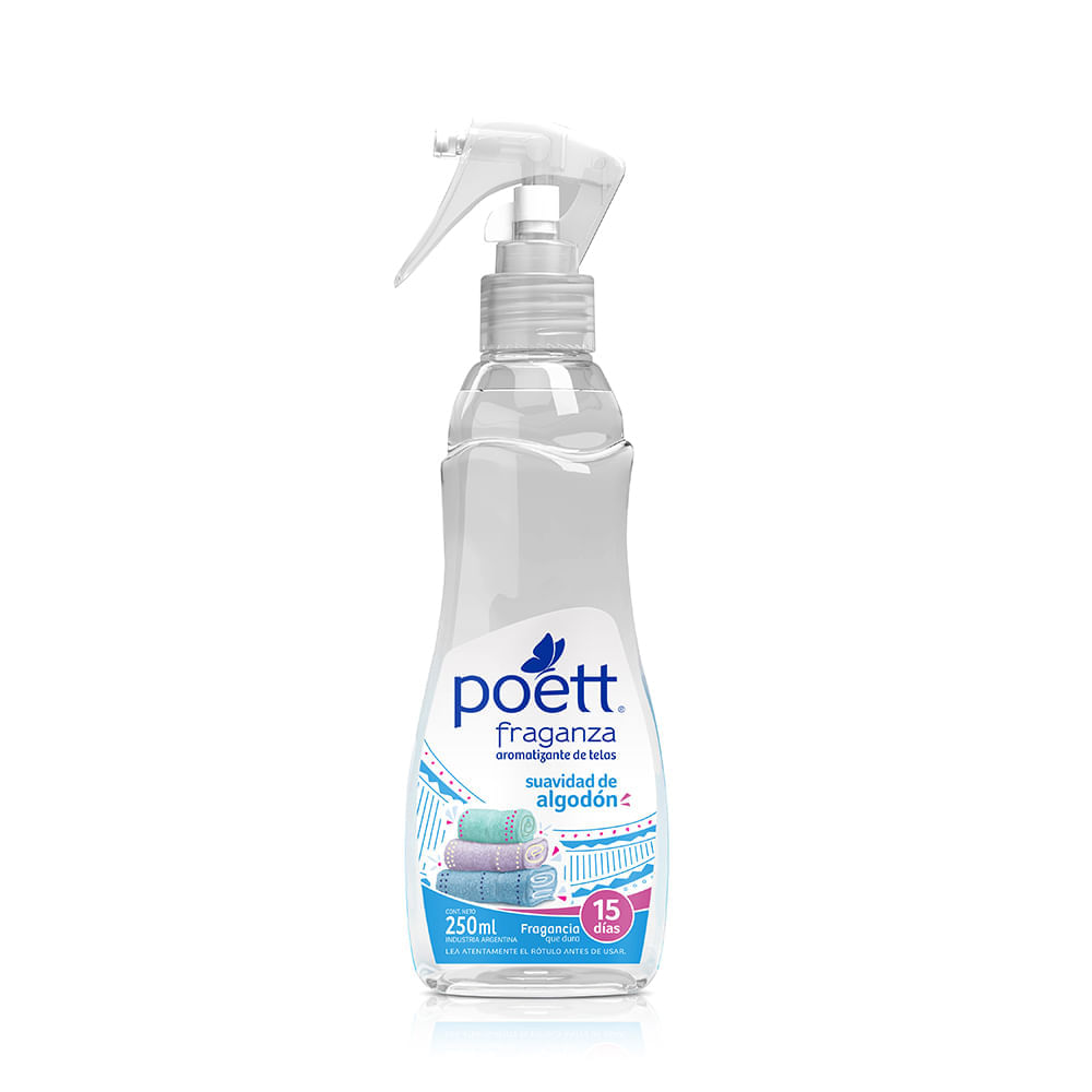 Perfume P/Tela Suavidad de Algodon Poett 250 ml
