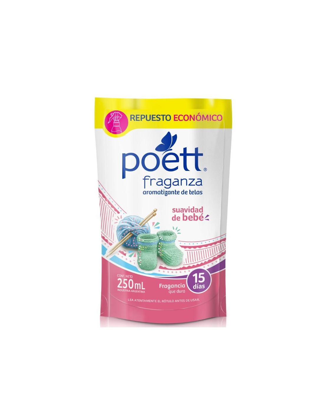 Perfume P/Tela Suavidad de Bebe DP Poett 250 ml