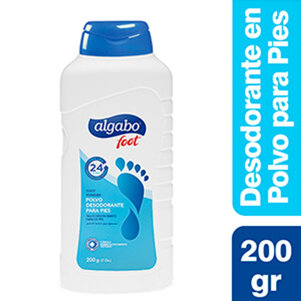 Polvo Desodorante P/Pies Algabo 200 Grs