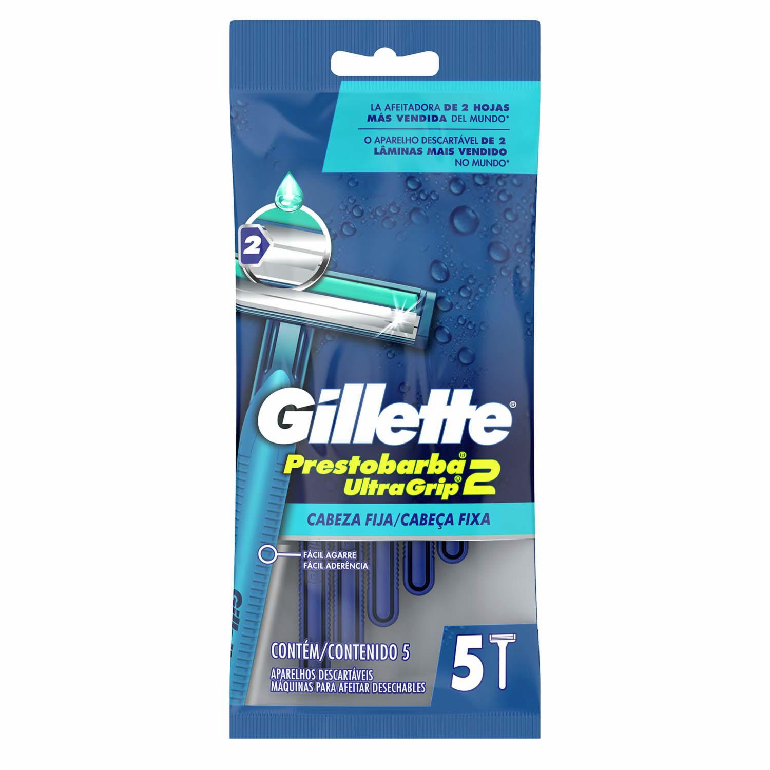 Prestobarba 2 UltraGrip Cabeza Fija Gillette 5 Un