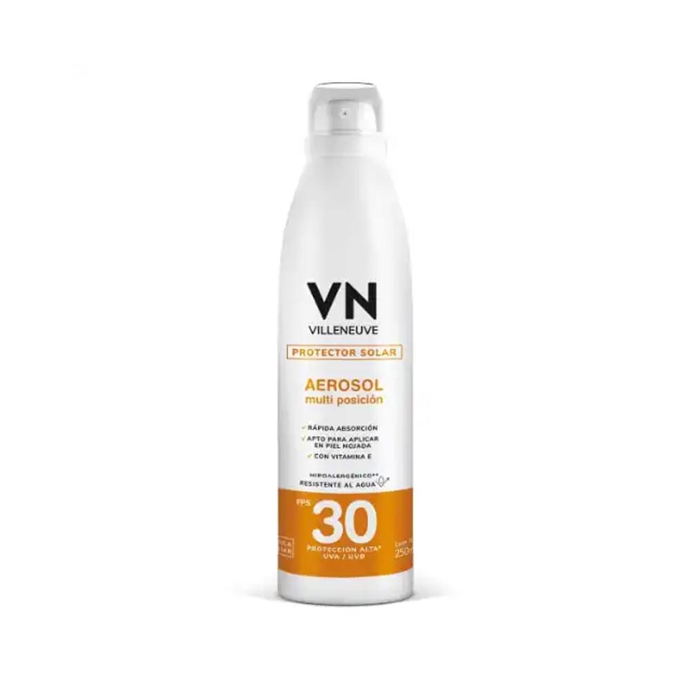 Protector Solar FPS30 Aerosol Multiposi Villeneuve 250 ml
