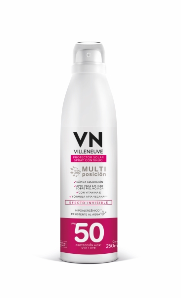 Protector Solar FPS50 Aerosol Villeneuve 250 ml