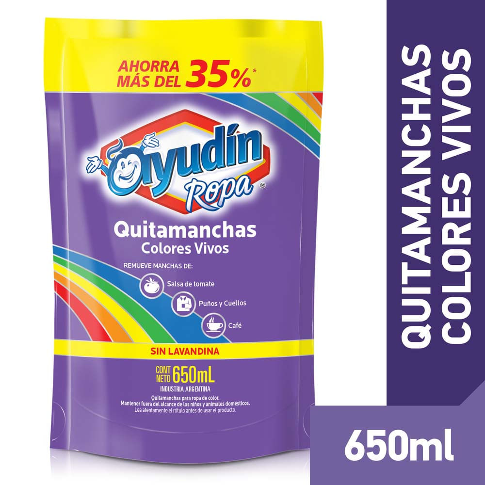 Quita Manchas Colores Vivos DP Ayudin 650 ml