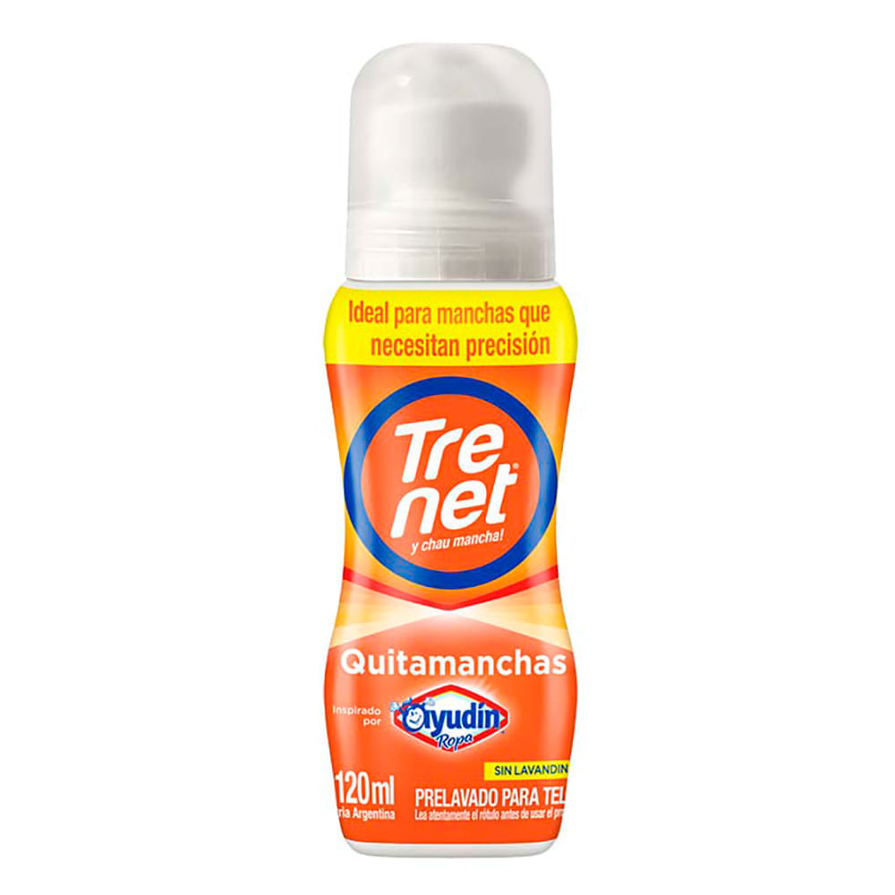 Quita Manchas Oxi Prelavado Bolilla Trenet 120 ml