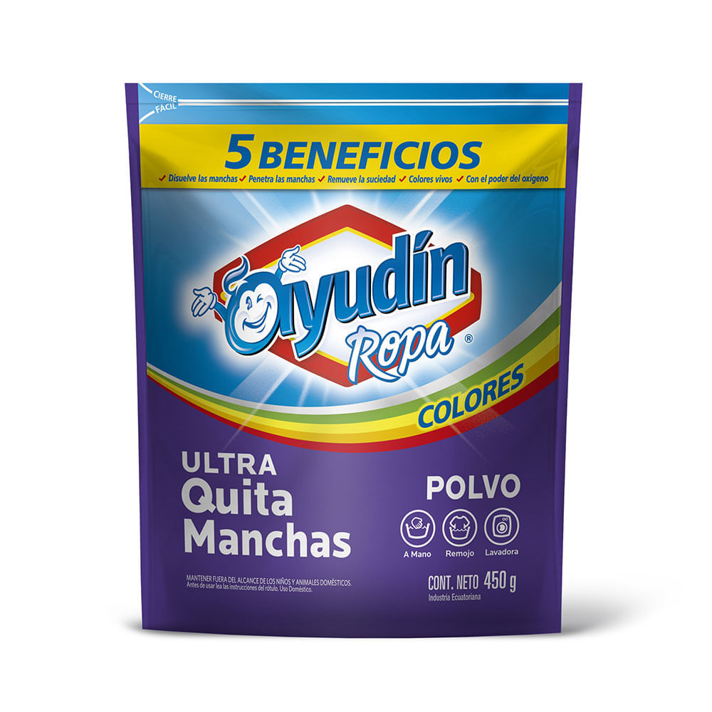Quita Manchas Ropa Colore Ultra Ayudin 450 Grs