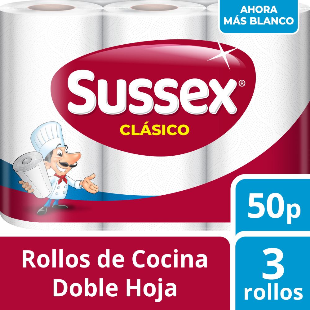 Rollo Cocina Clasico Mas Blanco 180P Sussex 3 Un