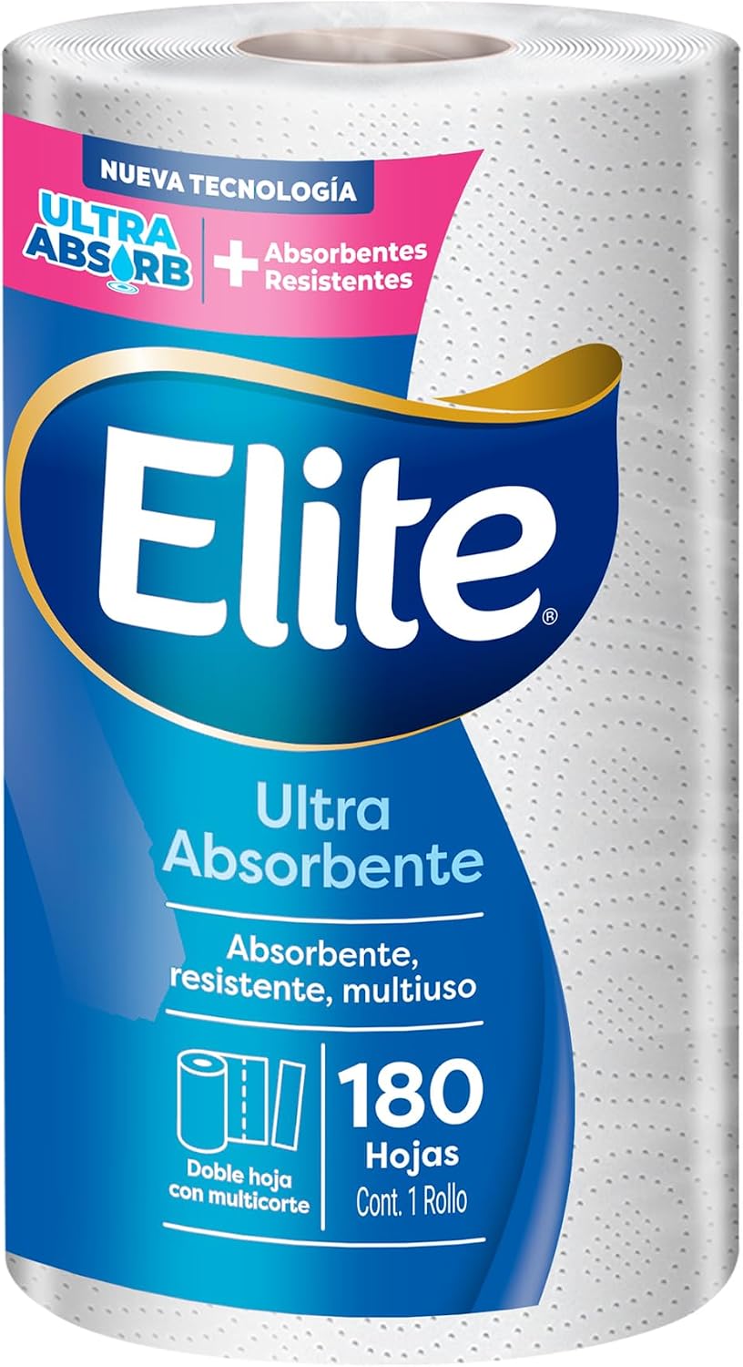 Rollo Cocina Ultra Abosorbente 180 Paño Elite 3 Un