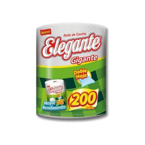 Rollo de Cocina Multiuso Super Gigante Elegante 200 Un