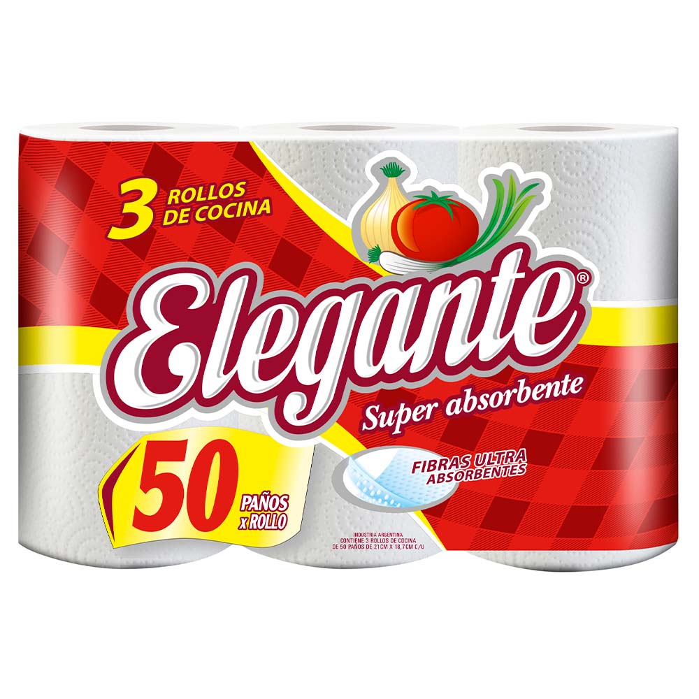 Rollo de Cocina Premium 360Paños Elegante 3 Un