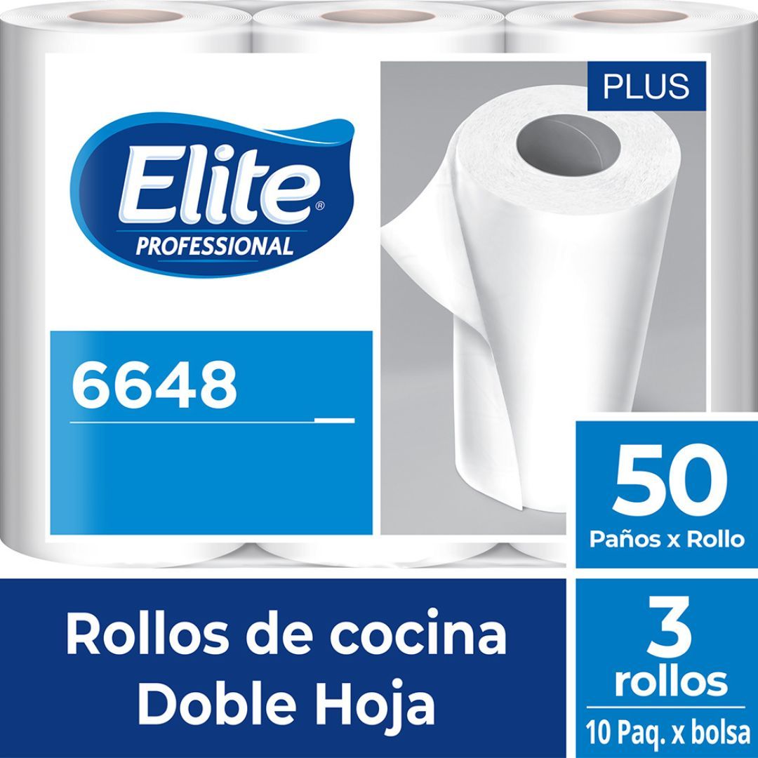 Rollo de Cocina Premium 60Paños Elegante 3 Un
